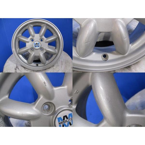 4本 ダイハツ純正 MINILITE ミニライト 14インチ4穴 4-100 新品 155/65R14 オールシーズンタイヤアルミホイールセット 夏用  兼 冬用