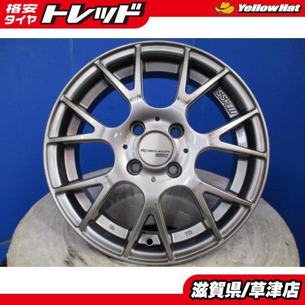 4本 訳アリ Ssr エグゼキューター 軽自動車用 タント N Box ムーヴ ワゴンr スペーシア 中古 アルミホイール 15インチ 4穴pcd100 18 237 90 140 Nip Io