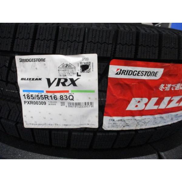 BRIDGESTONE 4本 ホンダ フィット純正 黒 16インチ4H 4穴 PCD