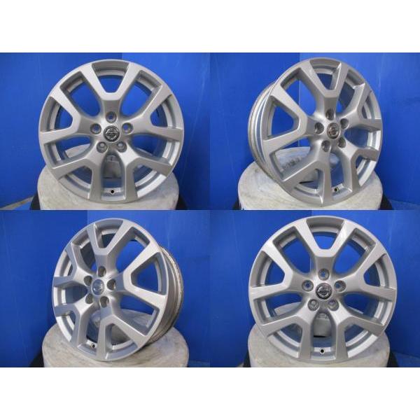 エクストレイル T32 純正18インチ タイヤは使用不可　取りに来られる方のみ 良好ホイール】ニッサン T32 エクストレイル 純正 18in 7J +45