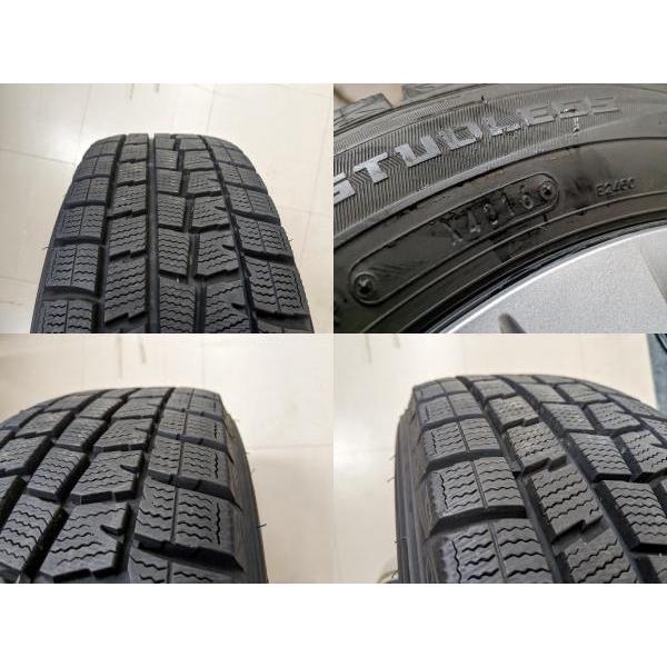 DUNLOP 4本 ホンダ GD系 フィット純正 14インチ4H 4穴 PCD 100