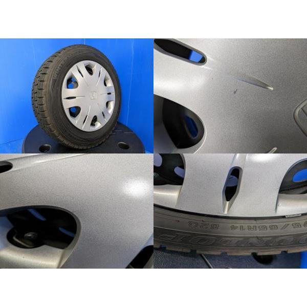 ダンロップ　175/65R14 タイヤ・ホイールセット　夏タイヤ４本　フィット DUNLOP 4本 ホンダ GD系 フィット純正 14インチ4H 4穴 PCD 100