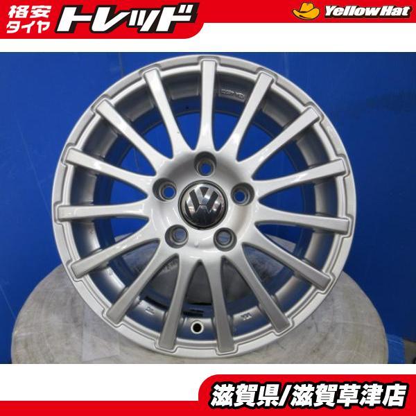 VW ゴルフ7 ゴルフ6 4本セット 15インチ アルミホイール 6.5J イン