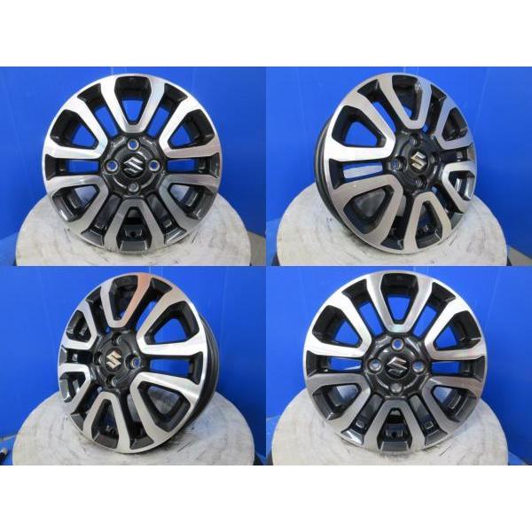 4本 スズキ ハスラー純正 15インチ4H 4穴 PCD 100 新品 オープンカントリー 165/60R15 オフロード 夏用  夏タイヤアルミホイールセット