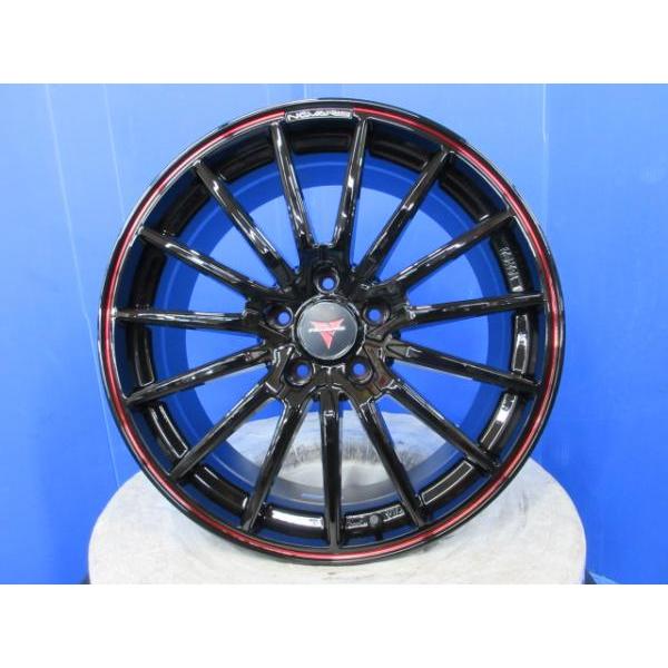 4本 新品セット 20系 30系アルファード WEDS 18インチ 黒 赤リム 4本 新品セット 20系 30系アルファード WEDS 18インチ 黒 赤リム