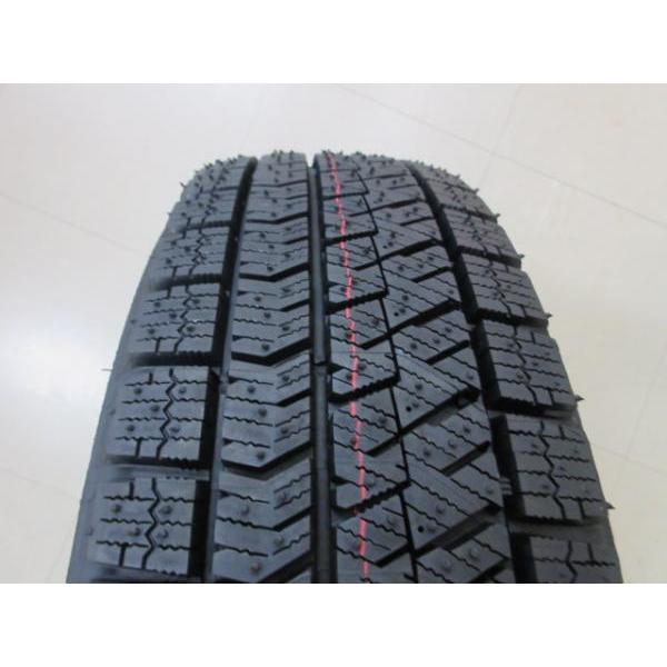 ホンダ ザッツ 4本 13インチ4穴 PCD 100 23年製 新品 ブリヂストン VRX2 155/65R13 スタッドレス 冬用 冬タイヤアルミホイールセット｜tire-shop-tread｜03