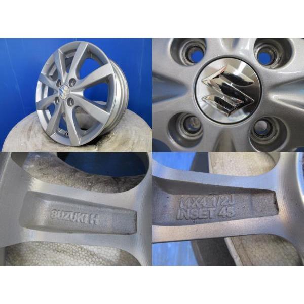 BRIDGESTONE ワゴンRスティングレー 4本 スズキ純正 14インチ4穴 BRIDGESTONE ワゴンRスティングレー 4本 スズキ純正 14インチ4穴