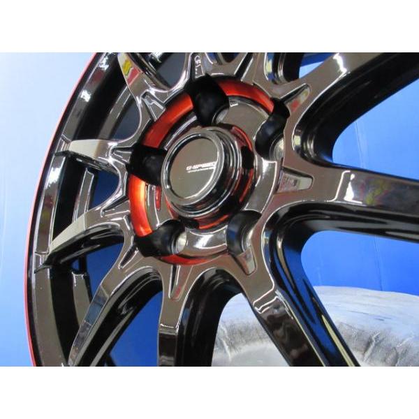 DUNLOP 90系 ノア ヴォクシー 4本 黒/赤 16インチ5穴 PCD 114.3 DUNLOP 90系 ノア ヴォクシー 4本 黒/赤 16インチ5穴 PCD 114.3