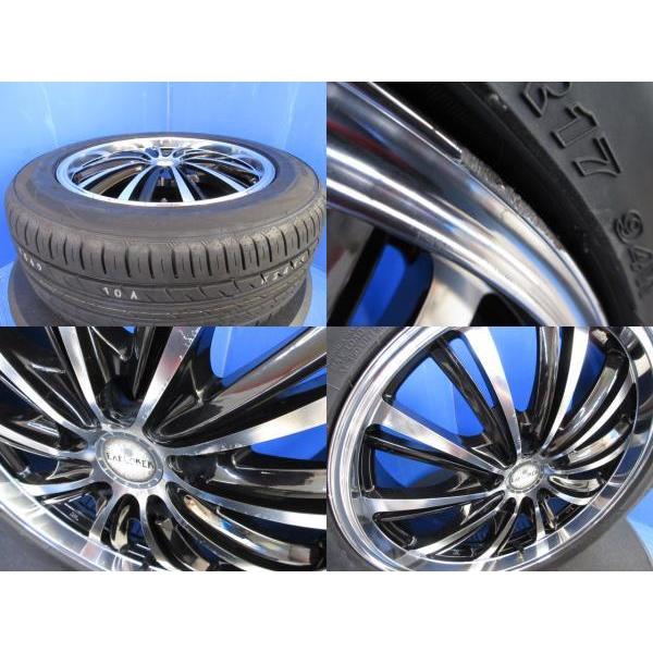 4本 ホンダ RC系 オデッセイ RU系 ヴェゼル ブラック 17インチ 4本 ホンダ RC系 オデッセイ RU系 ヴェゼル ブラック 17インチ