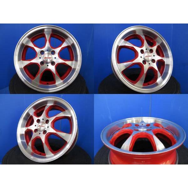 4本セット 軽自動車カスタム向け RAYS AMD DS-7 赤 レッド 16 4本セット 軽自動車カスタム向け RAYS AMD DS-7 赤 レッド 16