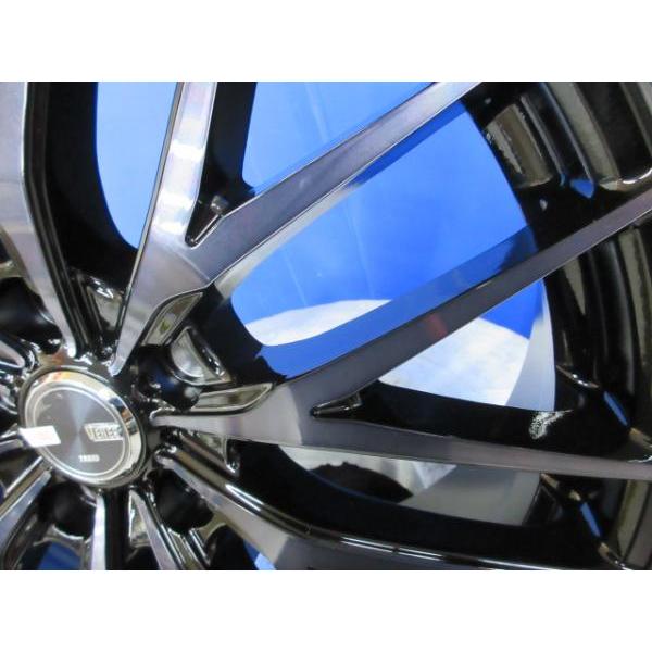 レヴォーグ 4本 新品 黒 メッシュ 18インチ5H 5穴 PCD 114.3 24