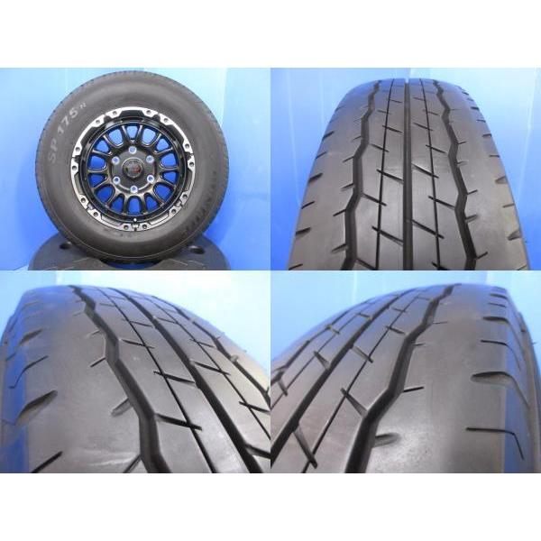DUNLOP ハイエース コミューター 4本セット 新車外し サマー DUNLOP ハイエース コミューター 4本セット 新車外し サマー
