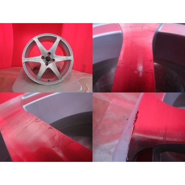 限定1台! 早い者勝ち! 中古 HOKUTO RACING 17 7.0+30 4H100 4本セット