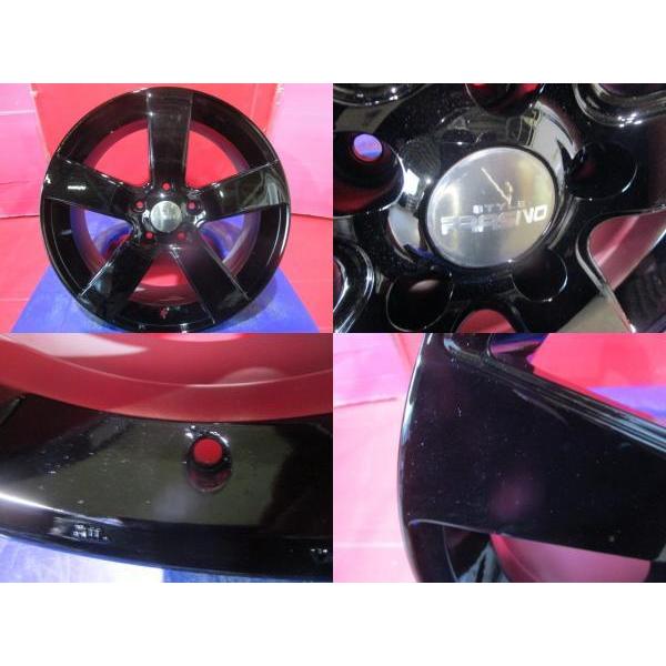 DUNLOP 4本SET 中古ホイール STYLE PRASINO 7.0J+38 5H-114.3