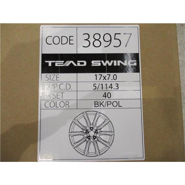 ヨコハマタイヤ 新品4本SET WEDS TEAD SWING 7.0J+40 5H-114.3