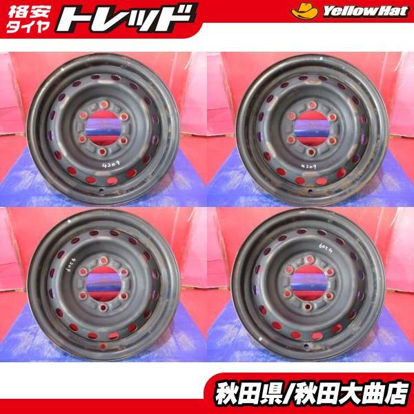 【手渡し限定】ハイエース純正 スチールホイール　タイヤ4本セット 限定1台 ハイエース レジアスエース 中古ホイール4本セット トヨタ