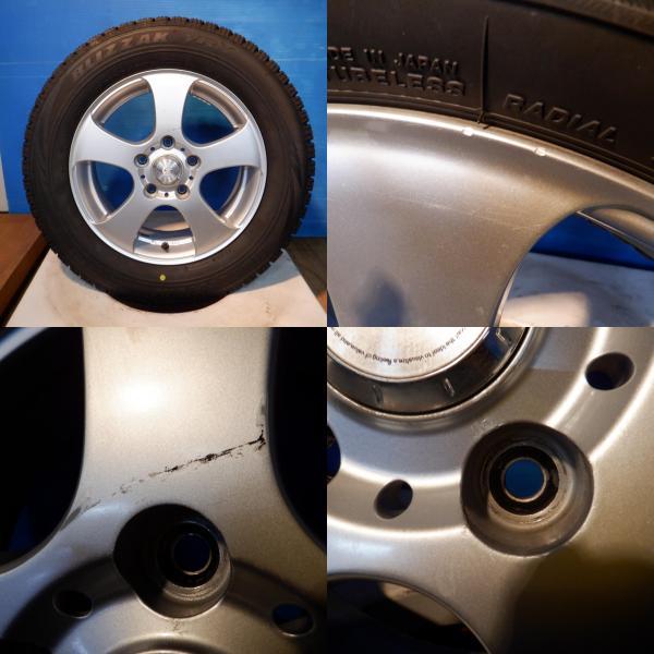 BRIDGESTONE 新品 冬タイヤ 中古 ホイール 4本セット