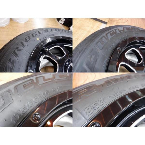 BRIDGESTONE 4本 ジムニーに 中古 新車外し 夏タイヤ 175/80R16 BRIDGESTONE 4本 ジムニーに 中古 新車外し 夏タイヤ 175/80R16