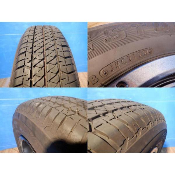 BRIDGESTONE 新品ホイール中古タイヤ4本 ジムニー (JA11 JA12 BRIDGESTONE 新品ホイール中古タイヤ4本 ジムニー (JA11 JA12