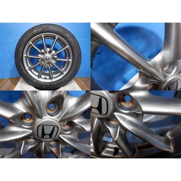 ヴェゼル オデッセイ 中古ホイール+新品スタッドレス4本 ホンダ純正 17x7J+55 5H114.3 + ピレリ ICE ZERO ASIMMETRICO 215/55R17｜tire-shop-tread｜03