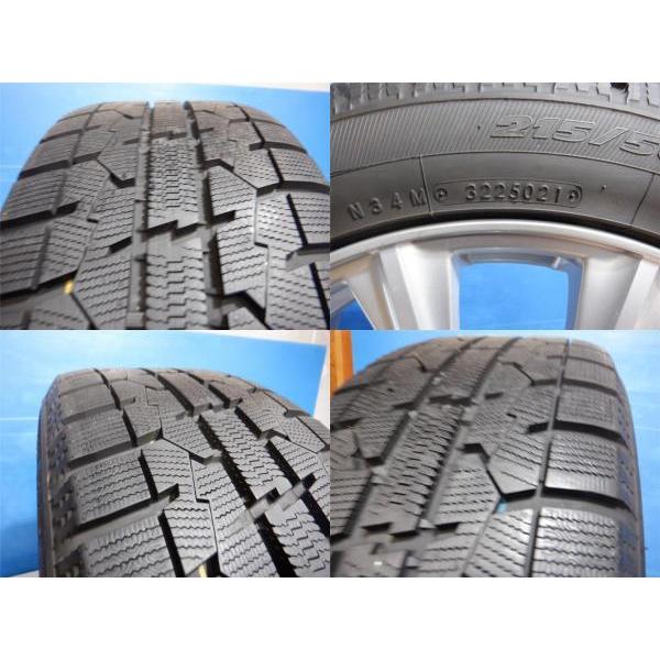 中古スタッドレス4本セット Weds 17x7J+48 5H114.3 +トーヨータイヤ OBSERVE GARIT GIZ 215/50R17 ヴォクシー レヴォーグ ジェイド 等｜tire-shop-tread｜08