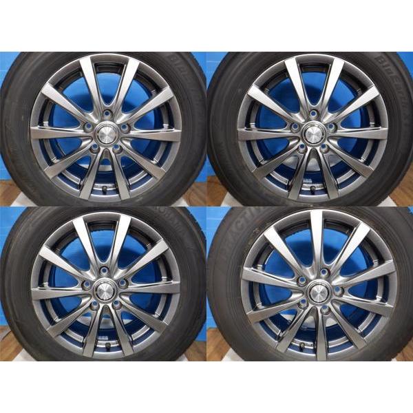 中古セット GRASS 16x6.5J+53 5H114.3 + ヨコハマ ブルーアースTX 3本+ ヨコハマ プラクティバ 1本 215/60R16 オデッセイ ヴェゼル 等｜tire-shop-tread｜02