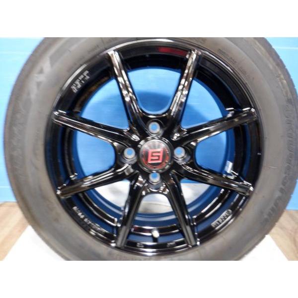 BRIDGESTONE 新品ホイール 中古タイヤ4本セット SEIN EK 15x5.5J BRIDGESTONE 新品ホイール 中古タイヤ4本セット SEIN EK 15x5.5J