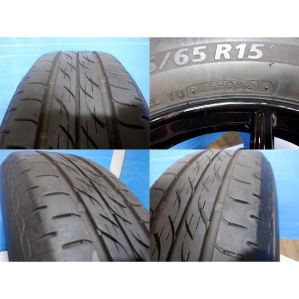BRIDGESTONE 新品ホイール 中古タイヤ4本セット SEIN EK 15x5.5J BRIDGESTONE 新品ホイール 中古タイヤ4本セット SEIN EK 15x5.5J