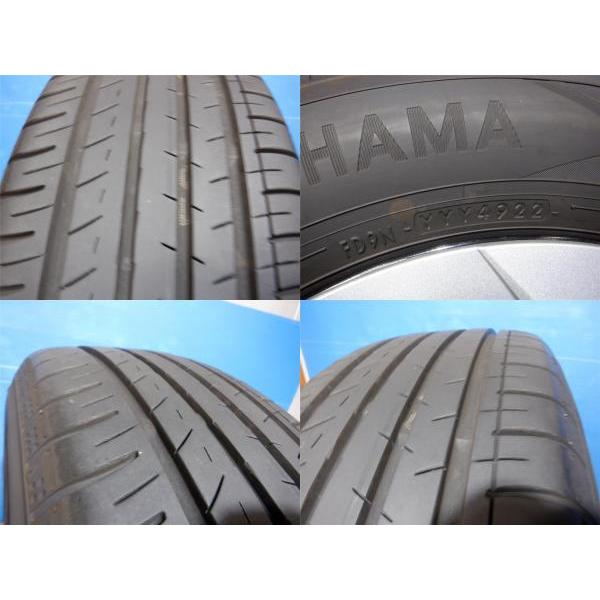 中古4本セット 30系プリウス純正 15x6J+45 5H100 + ヨコハマ ブルーアースGT AE51 195/65R15 アリオン ウィッシュ プレミオ 等｜tire-shop-tread｜08