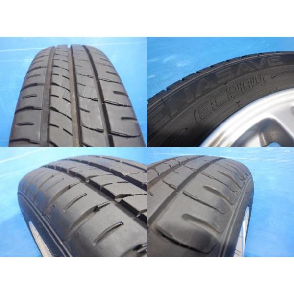 DUNLOP 中古4本set夏タイヤ 155/65R14ホイール付 プレオ