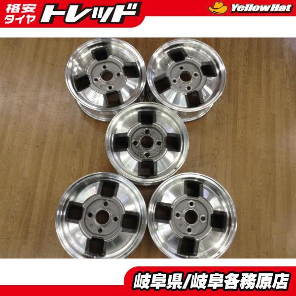 中古4本+1本】トヨタ AE86純正 14x5.5J+27 4H114.3 AE86, セリカXX