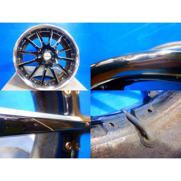 中古4本set 19インチ ホイール RAYS BLACHFLEET V120 19x8.0J+53 5穴