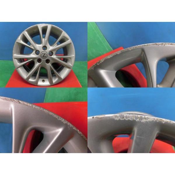 中古 レクサス HS 純正 アルミホイール 18インチ 7.5j 5H114.3 +39 4本 
