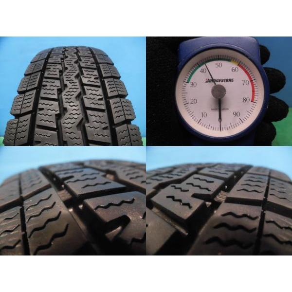 DUNLOP 中古 軽トラ 軽バン スタッドレス 145/80R12 145R12 6PR