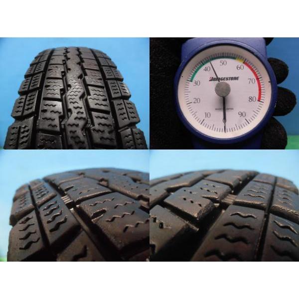 DUNLOP 中古 軽トラ 軽バン スタッドレス 145/80R12 145R12 6PR