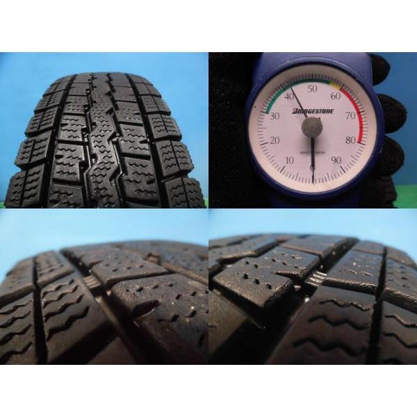 DUNLOP 中古 軽トラ 軽バン スタッドレス 145/80R12 145R12 6PR