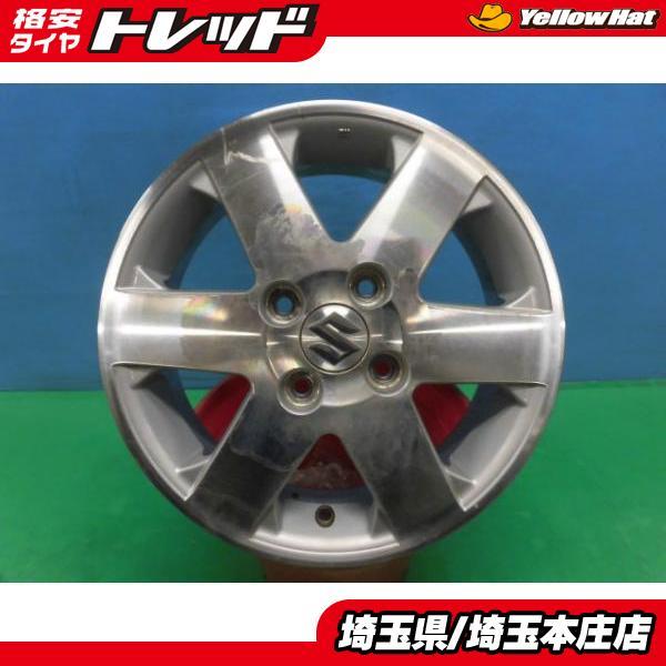 中古 スズキ ワゴンR 純正 アルミホイール 14インチ 4.5J +50 4H100 4 