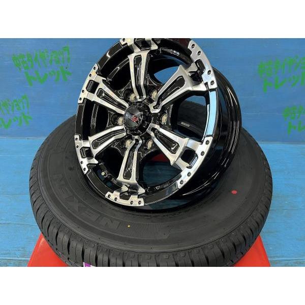 200系ハイエース コミューター 195/80R15 新品夏タイヤアルミ4本 200系ハイエース コミューター 195/80R15 新品夏タイヤアルミ4本