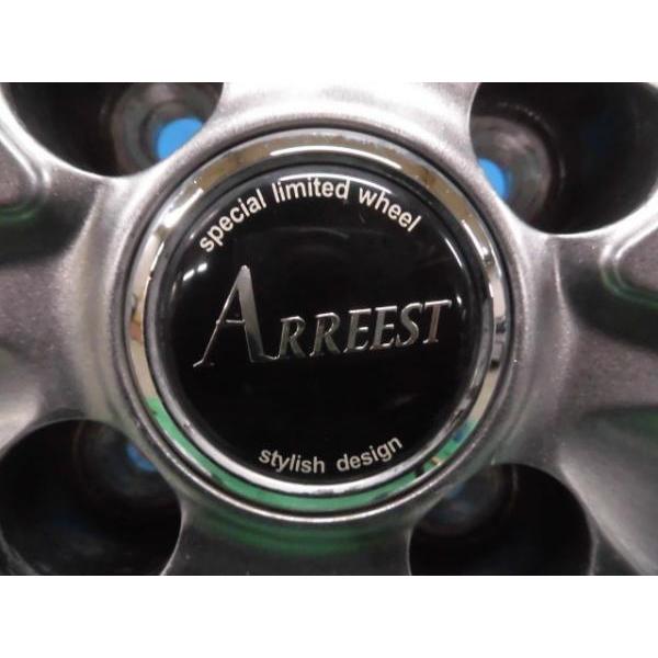 送料無料 4本セット ARREEST 14インチ ホイール 5.5j +42 4H100