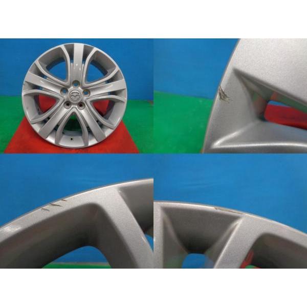 中古アルミ14x5.5マツダ純正メッキ 4本セット 中古アルミ14x5.5マツダ