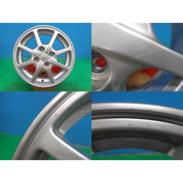 中古 トヨタ ピクシス 純正 アルミホイール 14インチ 4.5J +45 4H100 4