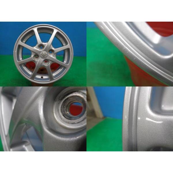 中古 トヨタ ピクシス 純正 アルミホイール 14インチ 4.5J +45 4H100 4 