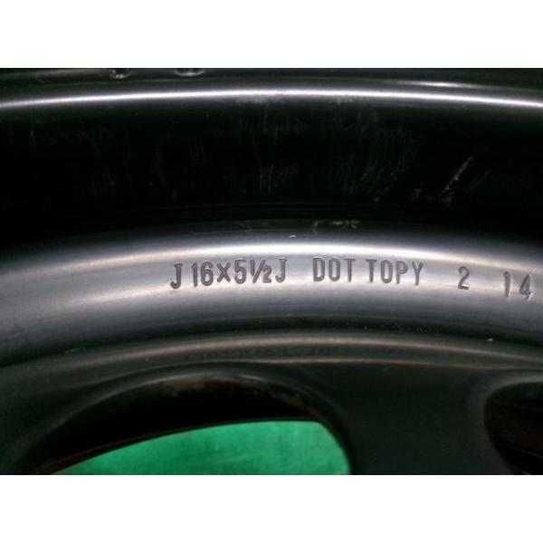 日産ノート純正 16インチ スチールホイール タイヤ 4本セット　サクラに装着 中古 ニッサン E13 ノート 純正 スチールホイール 16インチ 5.5J +50