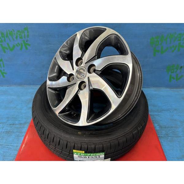 DUNLOP（ダンロップ） ルークス モコ ピノ 165/55R14 夏タイヤアルミ 4 