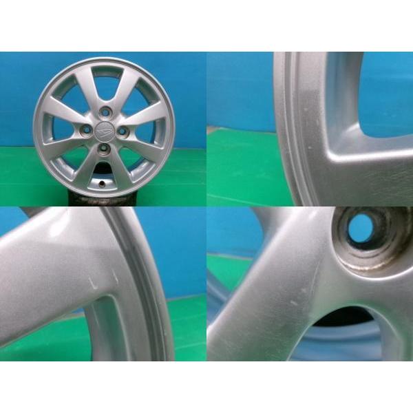 ダイハツ純正ホイール 14×4.5J +45 夏タイヤセット ムーブ タント等に