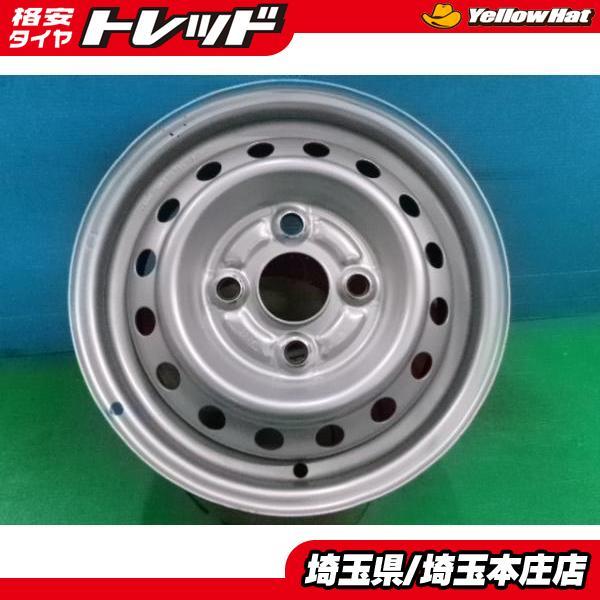 中古 スズキ エブリイ純正 スチールホイール 12インチ 4.0J +45 4H100