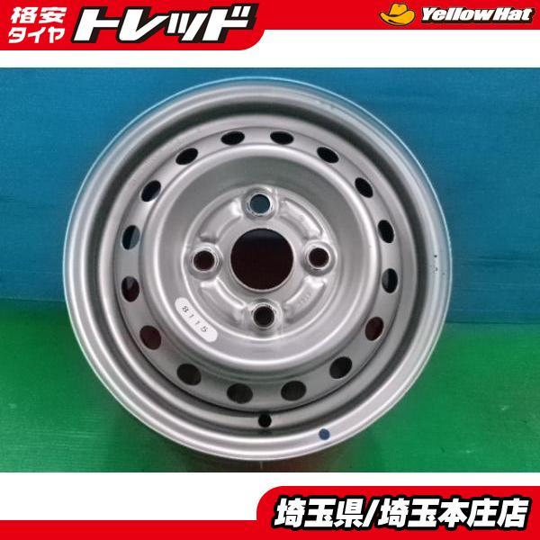 中古 スズキ エブリイ 純正 スチールホイール 12インチ 4.0J +45 4H100