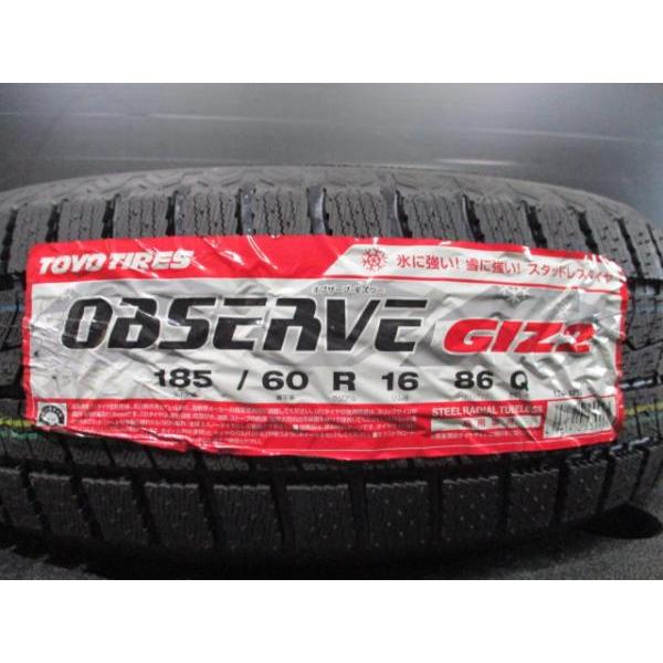 TOYO TIRES トーヨー オブザーブ GIZ2 185/60R16 86Q 新品 レア TOYO TIRES トーヨー オブザーブ GIZ2 185/60R16 86Q 新品 レア