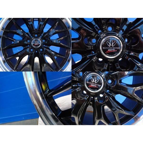 中古 ホイール 4本 BADX マルチフォルケッタ2 19インチ 7.5J +48 