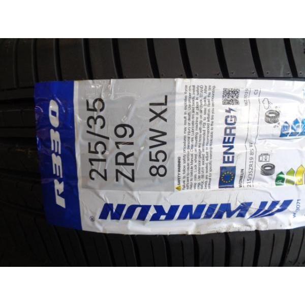 送料無料 215/35R19 WINRUN R330 + ラウド シェンカー 19インチ 7.5J +